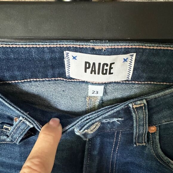 PAIGE Hoxton High Rise Ankle Skinny Jeans - Picture 4 of 10